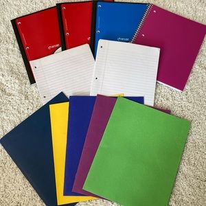 School Supplies Bundle Wide Ruled